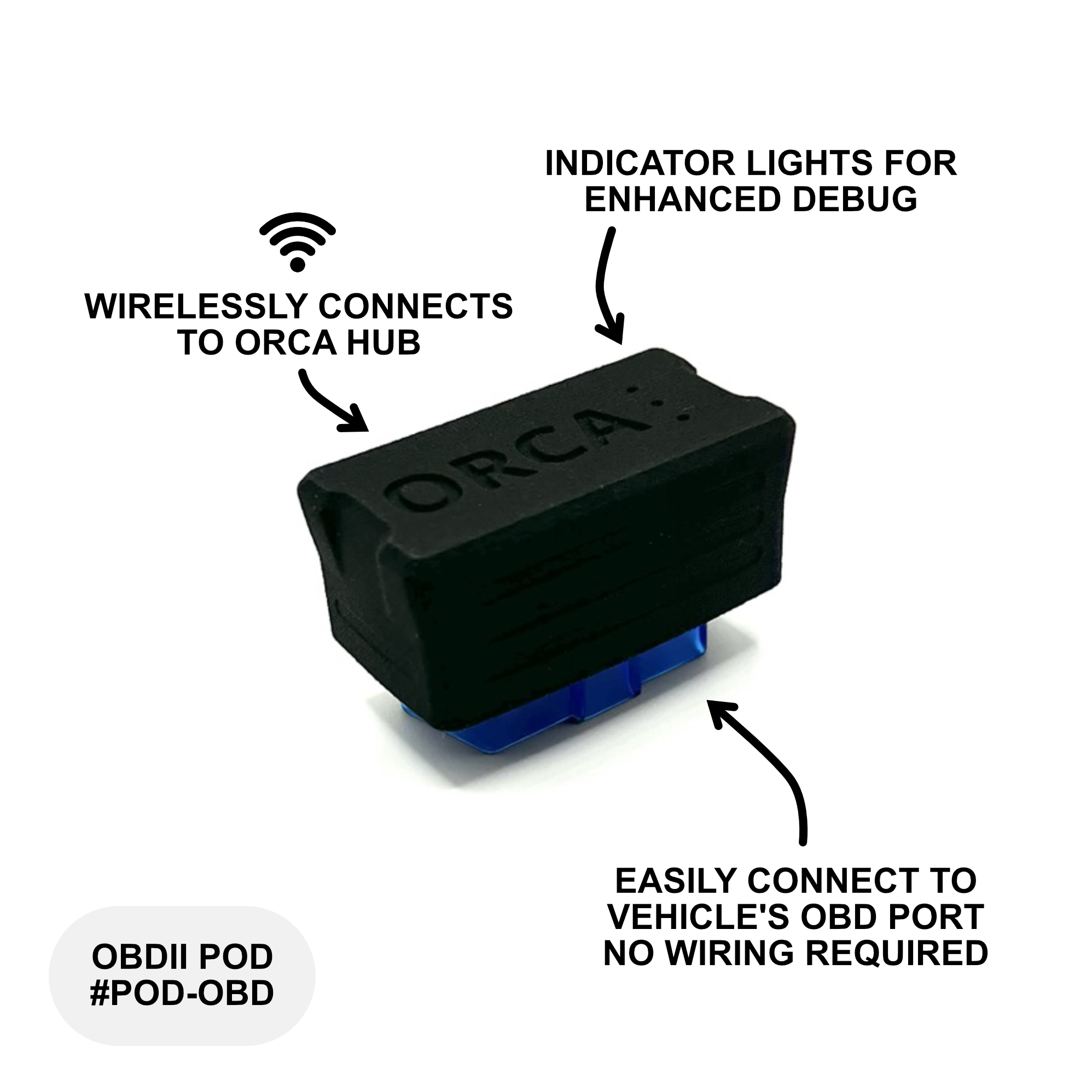 ORCA OBDII POD (#POD-OBD)